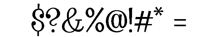 Big Tickle Light Font OTHER CHARS