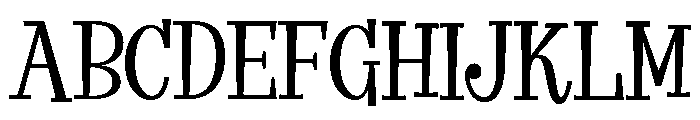 Big Tickle Light Font UPPERCASE