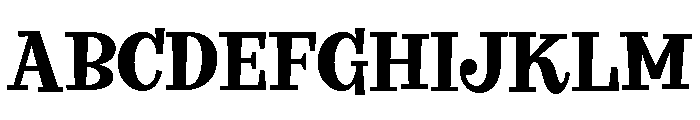 Big Tickle Medium Font UPPERCASE
