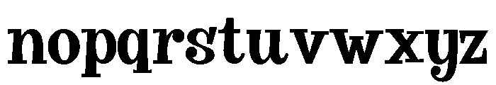 Big Tickle Medium Font LOWERCASE