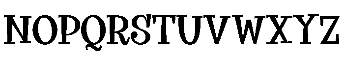 Big Tickle Normal Font UPPERCASE