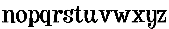 Big Tickle Normal Font LOWERCASE