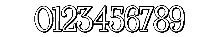 Big Tickle Shadow Light Font OTHER CHARS