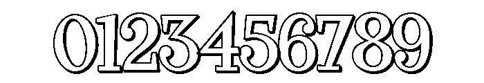 Big Tickle Shadow Regular Font OTHER CHARS