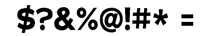 BigSmalls Bold Font OTHER CHARS