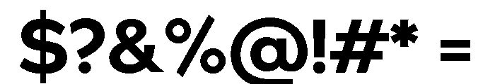 Bill Corporate Extra Bold Font OTHER CHARS