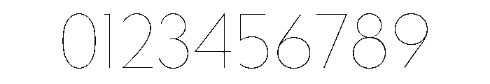 Bill Corporate Hairline Font OTHER CHARS