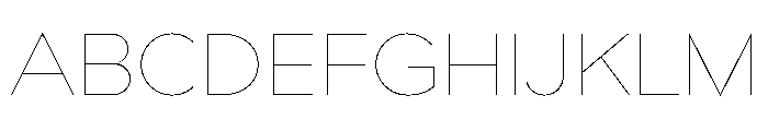 Bill Corporate Hairline Font UPPERCASE