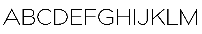Bill Corporate Light Font UPPERCASE
