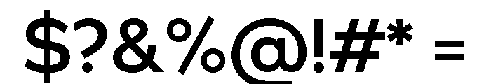 Bill Corporate Semi Bold Font OTHER CHARS