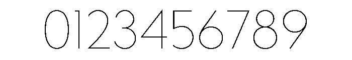 Bill Corporate Thin Font OTHER CHARS