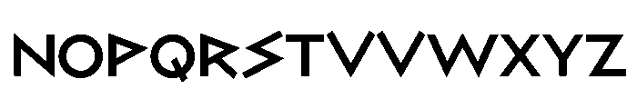 Bill Display Bold Font UPPERCASE