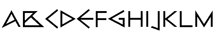 Bill Display Book Font UPPERCASE