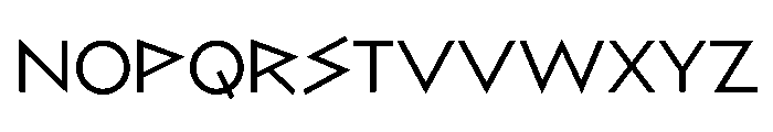 Bill Display Book Font LOWERCASE