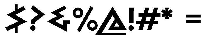 Bill Display Extra Bold Font OTHER CHARS