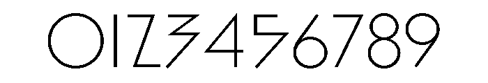 Bill Display Extra Light Font OTHER CHARS