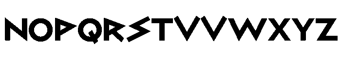 Bill Display Heavy Font UPPERCASE