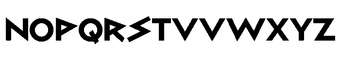 Bill Display Heavy Font LOWERCASE