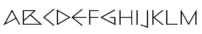 Bill Display Light Font UPPERCASE