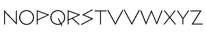Bill Display Light Font UPPERCASE
