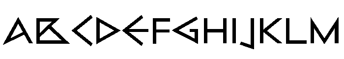 Bill Display Medium Font UPPERCASE