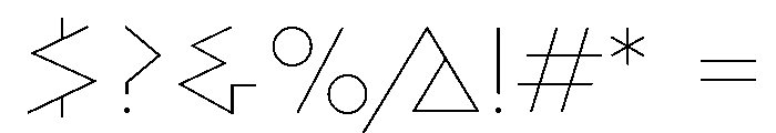 Bill Display Thin Font OTHER CHARS