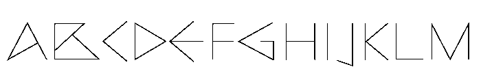 Bill Display Thin Font UPPERCASE