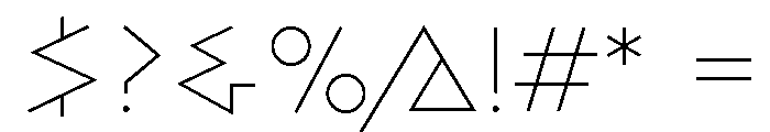 Bill Display Ultra Light Font OTHER CHARS