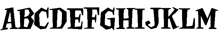 Billsville Regular Font UPPERCASE