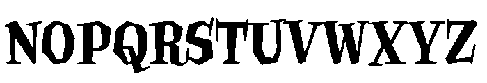 Billsville Regular Font UPPERCASE
