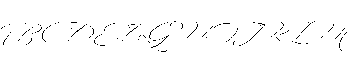 Bird Script Regular Font UPPERCASE