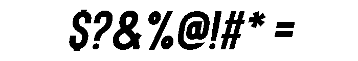 Bison Bold Italic Font OTHER CHARS