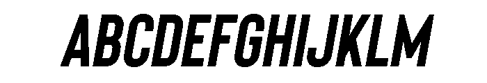 Bison Bold Italic Font UPPERCASE
