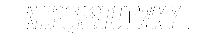 Bison Outline Italic Font LOWERCASE