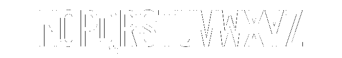 Bison Outline Font LOWERCASE