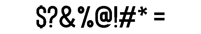 Bison Regular Font OTHER CHARS