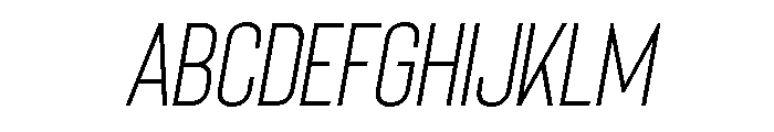 Bison Semi Light Italic FONT