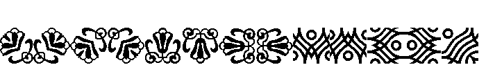 Bixler Ornaments One FONT