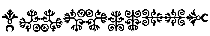 Bixler Ornaments Two Font OTHER CHARS
