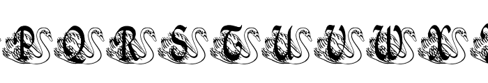 BJF Ugly Duckling Font UPPERCASE