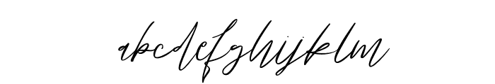 Bjornsson Signature Regular Font LOWERCASE