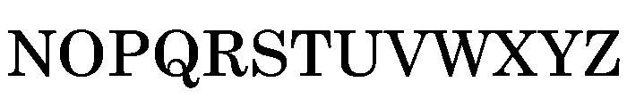 BJCree 500 Font UPPERCASE
