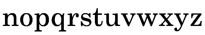 BJCree 500 Font LOWERCASE