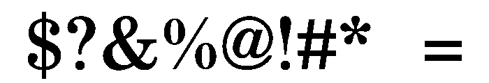 BJCree 600 Font OTHER CHARS