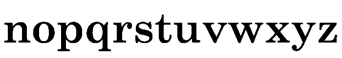 BJCree 600 Font LOWERCASE