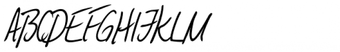 Bjarne Handwriting Font UPPERCASE
