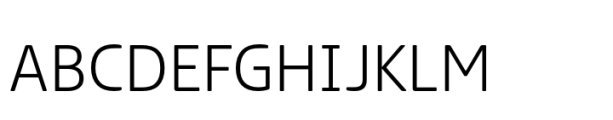 Bjorn Pro Light Font UPPERCASE