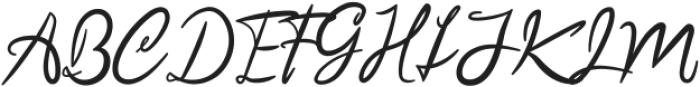 BKPRO Handwritting ttf (400) Font UPPERCASE