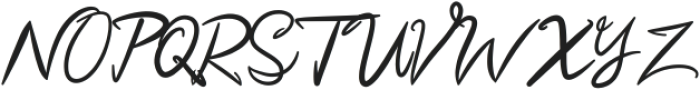 BKPRO Handwritting ttf (400) Font UPPERCASE