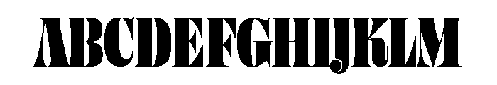 Blaacck Bold Font UPPERCASE
